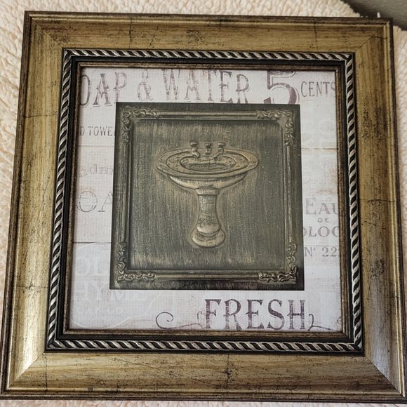 Kirklands Wall Decor Bathroom Wall Art Poshmark